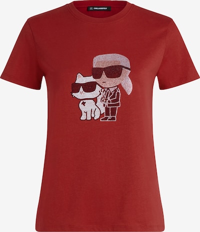 Karl Lagerfeld Paita 'IKON' värissä punainen / valkoinen, Tuotenäkymä