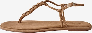 Tongs Next en marron : devant