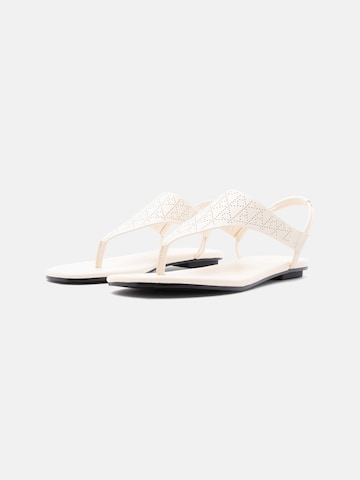 Calvin Klein Σαγιονάρες διχαλωτές σε μπεζ