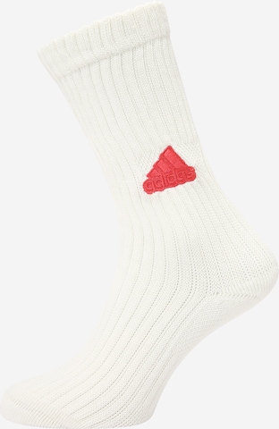 balta ADIDAS SPORTSWEAR Sportinės kojinės 'Slouchy Fit': priekis