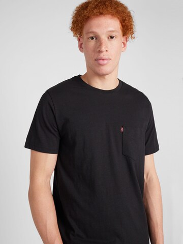 T-Shirt 'SS Classic Pocket' LEVI'S ® en noir