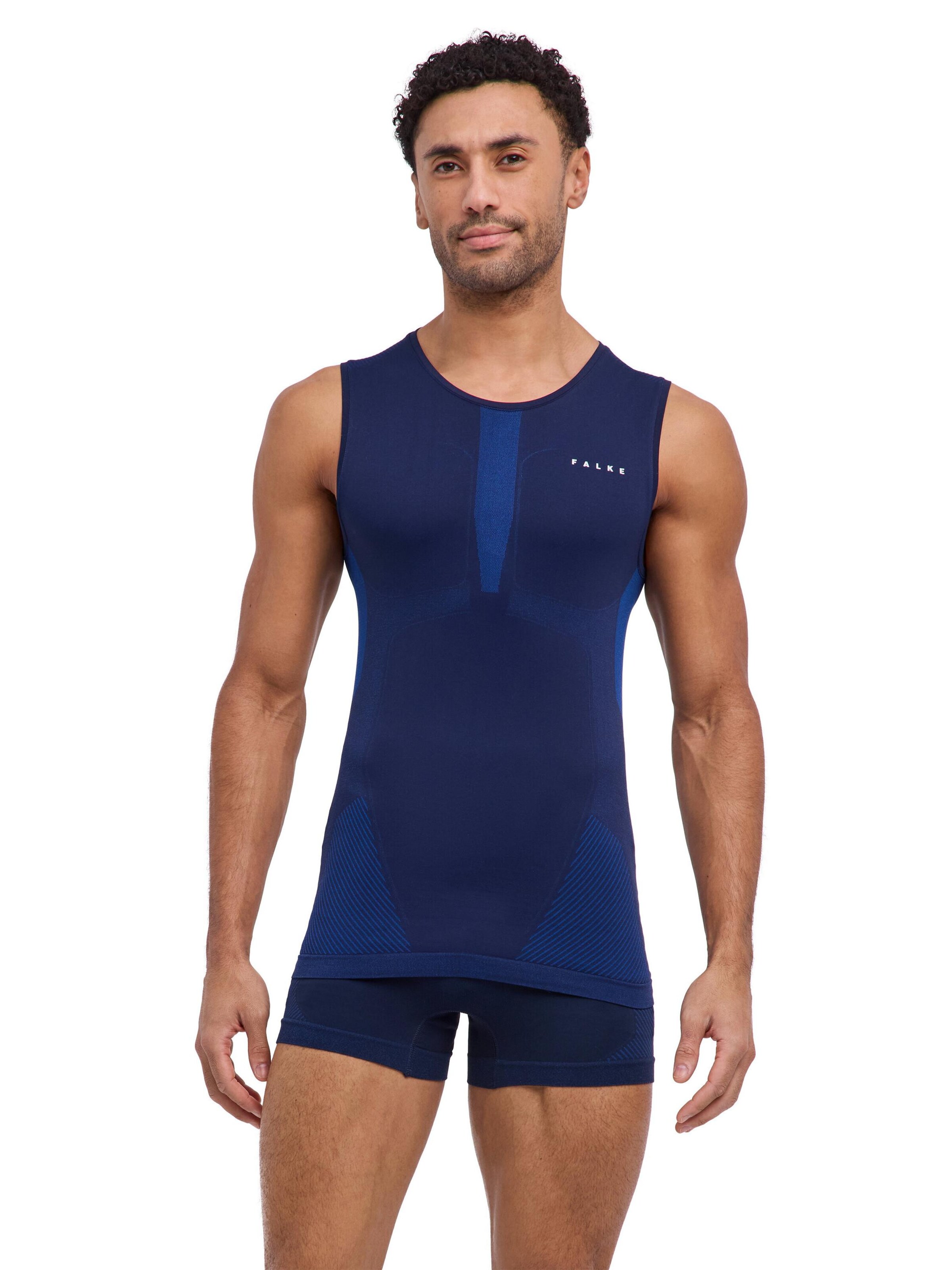 FALKE Base Layer‌‌‌‌‌‌ in Blau: Vorderseite