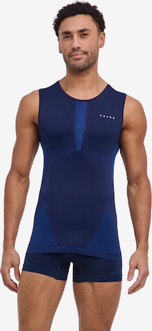 FALKE Base Layer in Blau: Vorderseite