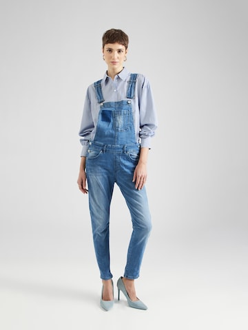 LTB Slim fit Jean Overalls 'Carmin' in Blue: front