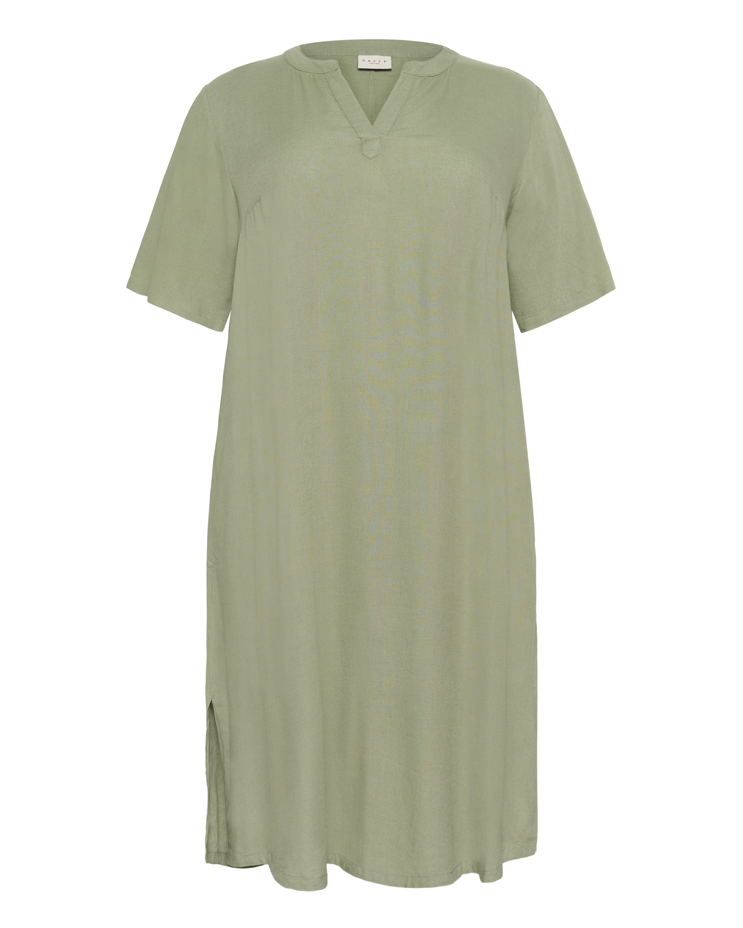 KAFFE CURVE Kjole 'Mille' i grøn: forside