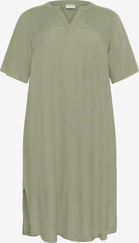 KAFFE CURVE Dress 'Mille' in Green: front