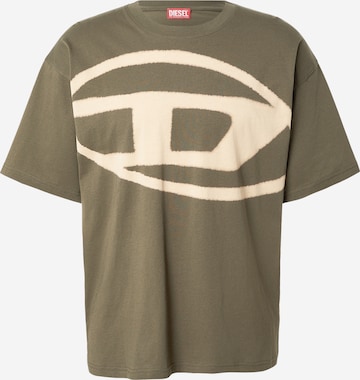DIESEL - Camiseta en verde: frente