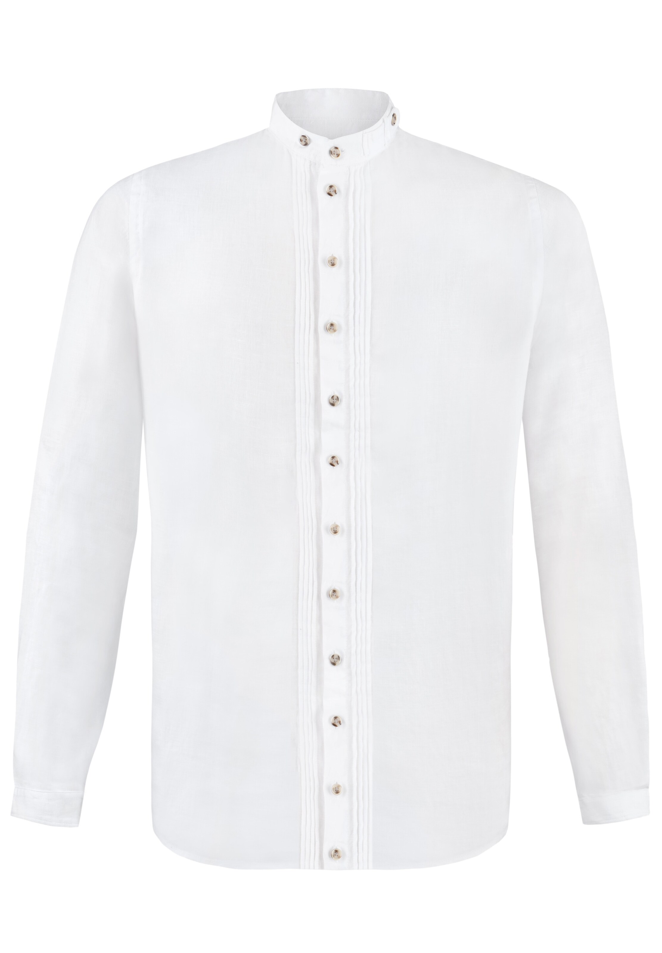 STOCKERPOINT Regular Fit Trachtenhemd 'Julian' in Weiß: Vorderseite