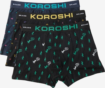 KOROSHI - Boxers em azul: frente