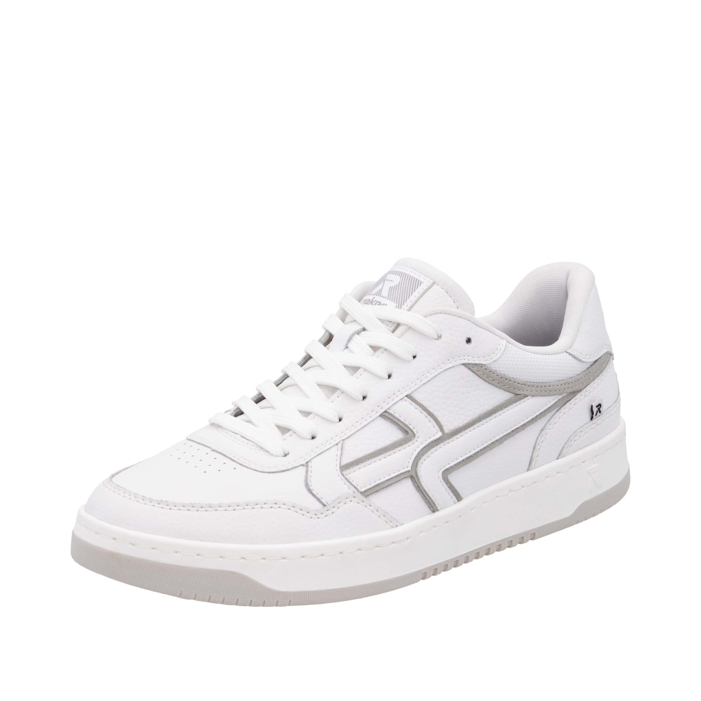 Rieker Sport Baskets basses ' U1900 ' en gris / blanc, Vue avec produit