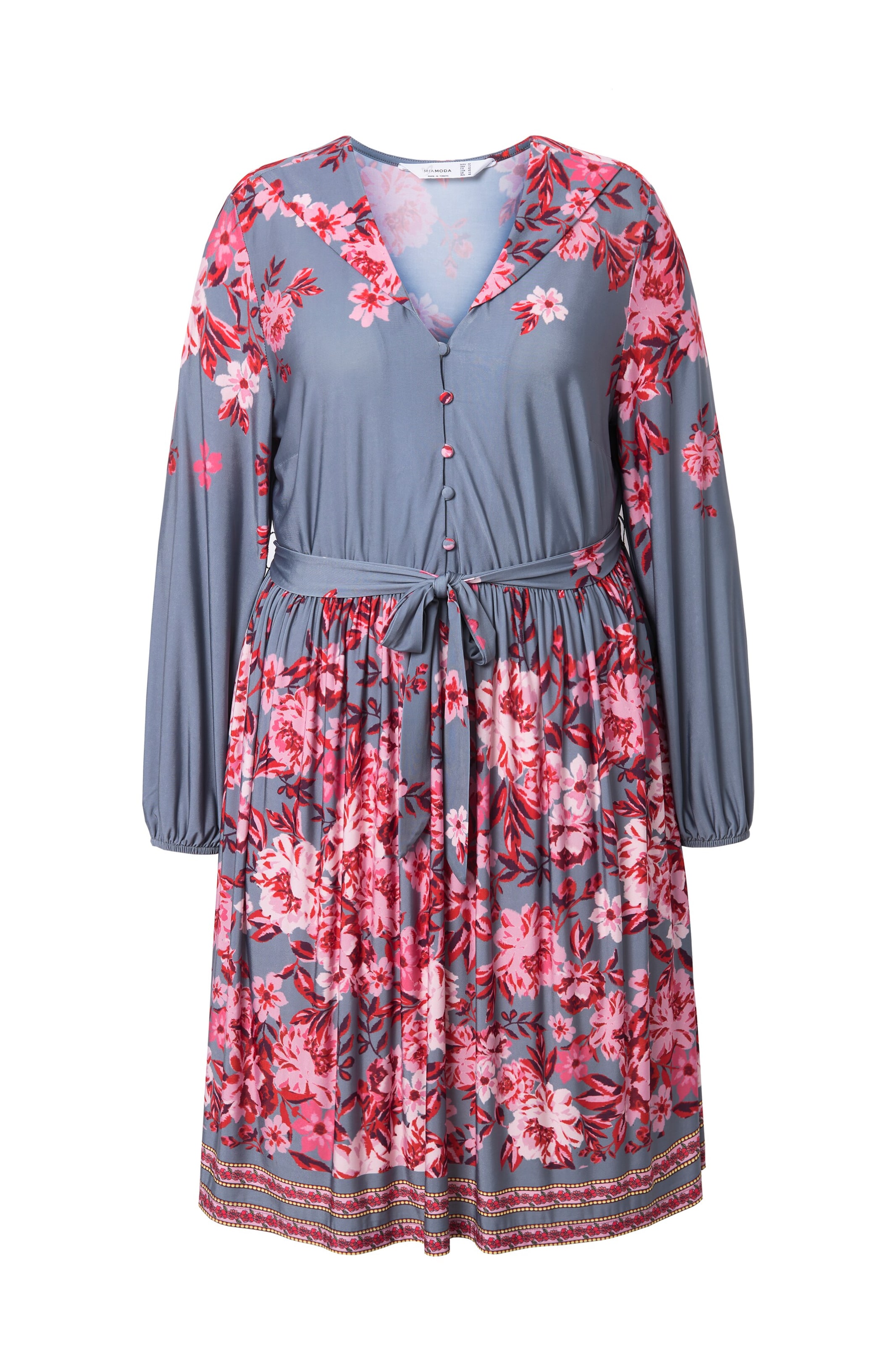 MIAMODA Jurk in Blauw: voorkant