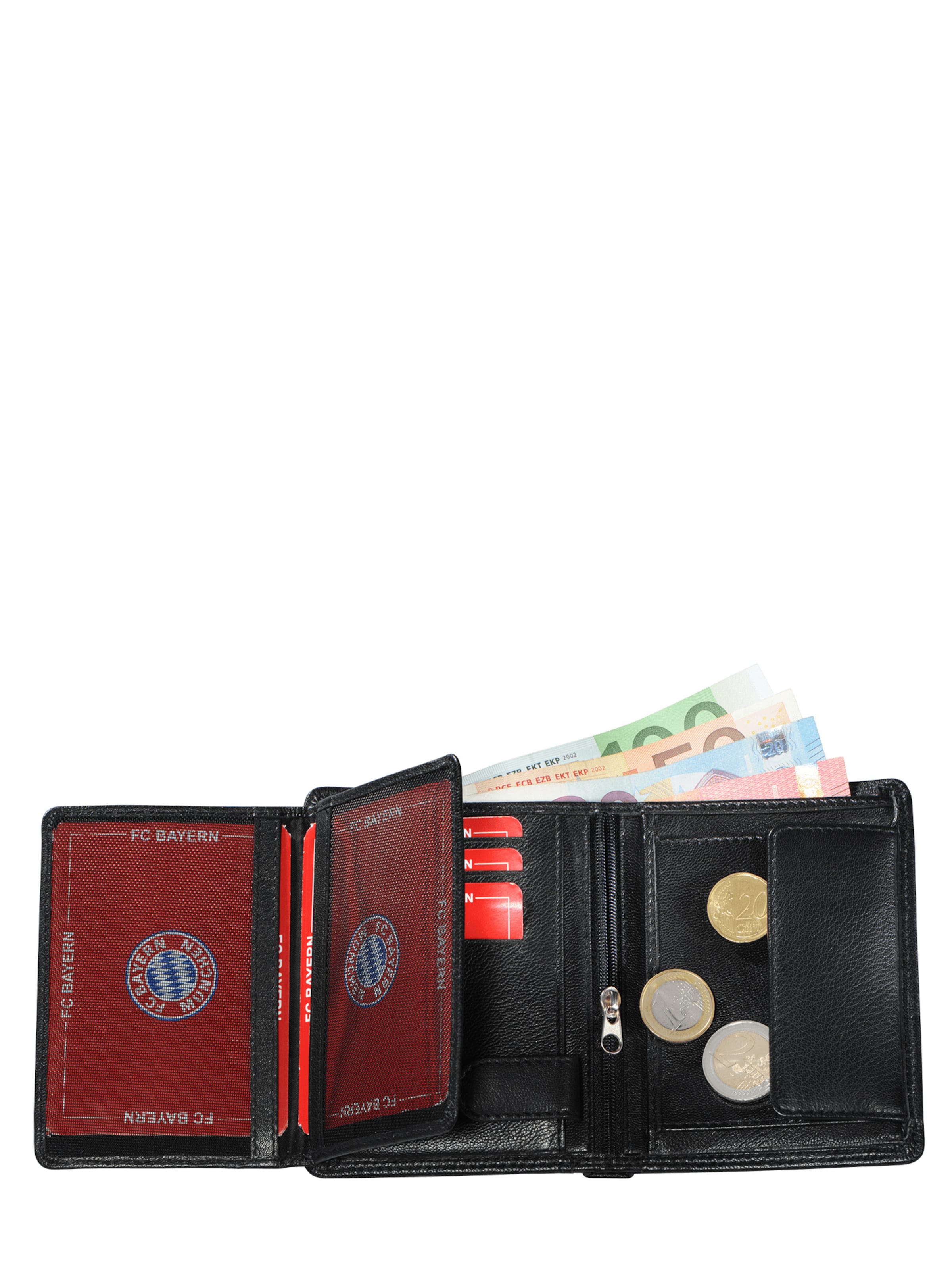 FC BAYERN MÜNCHEN Wallet 'Pin' in Black