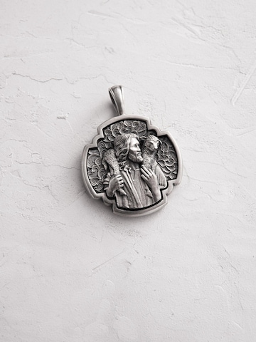 REYTEL Pendant 'JESUS SHEPHERD' in Silver
