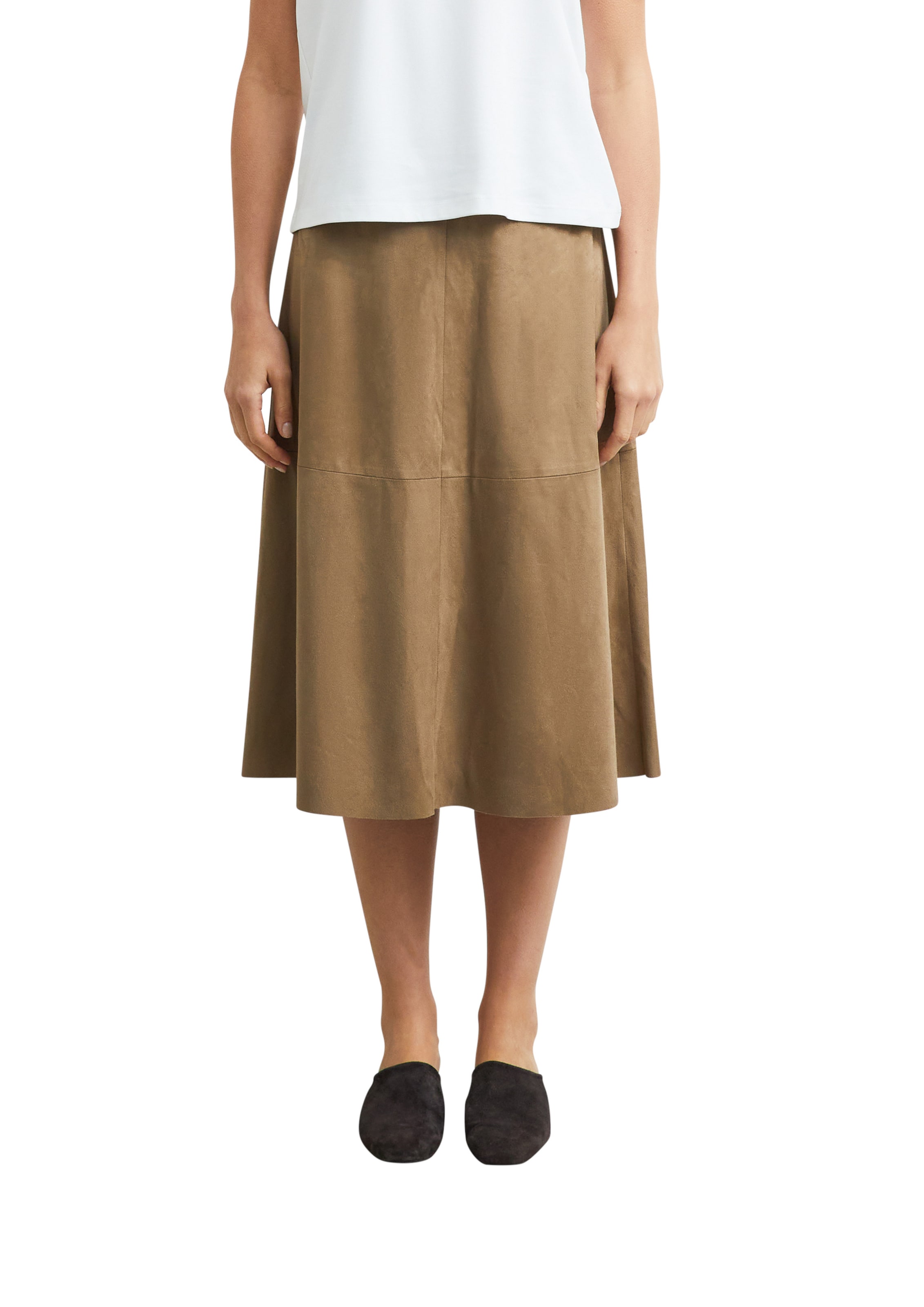 COMMA Skirt in Beige: front