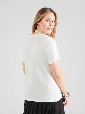 Tricou 'CARKITA' de la ONLY Carmakoma pe alb