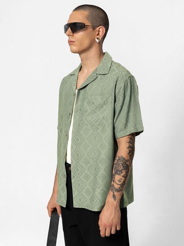 VAMOS CLO Comfort fit Overhemd 'Bellevue' in Groen