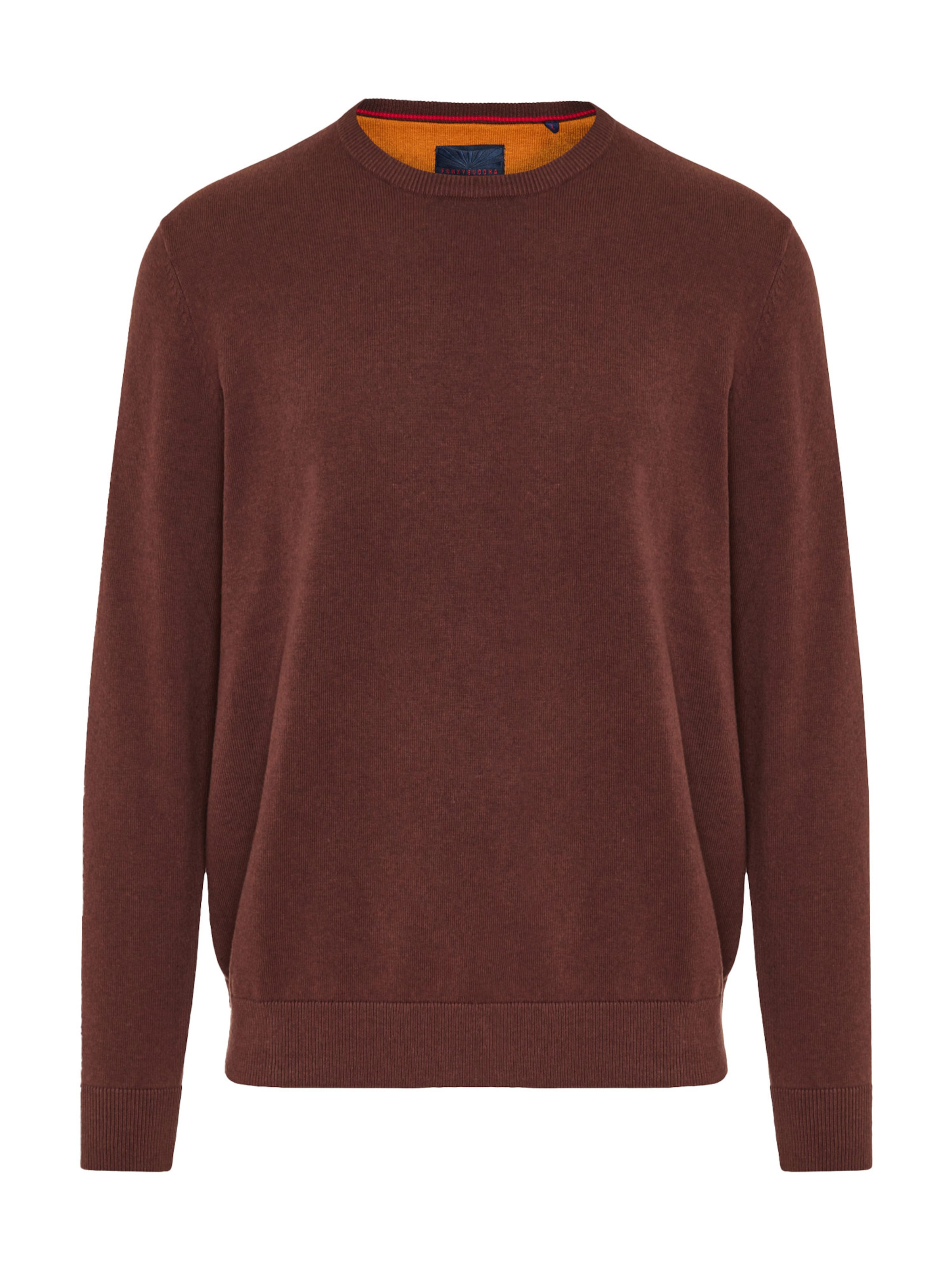 Funky Buddha - Pullover em castanho: frente