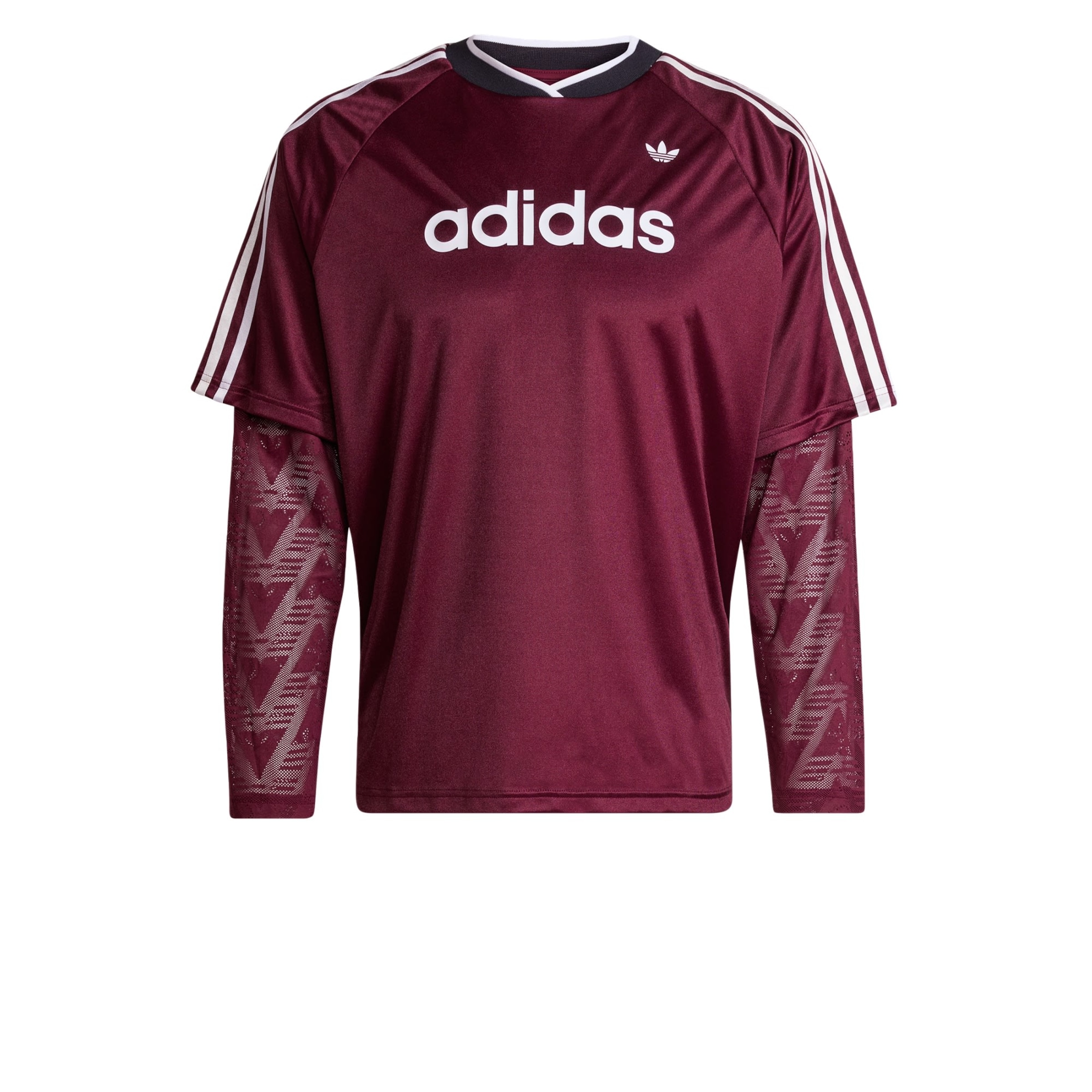 Maglietta ADIDAS ORIGINALS di colore rosso vino / bianco, Visualizzazione prodotti