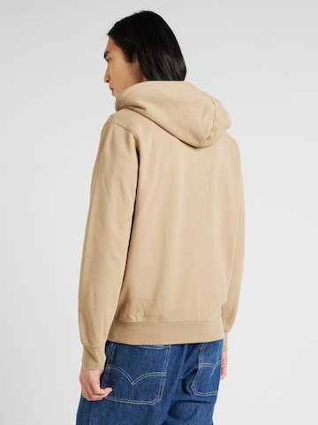 LEVI'S ® Regular Fit Sweatjacke 'New Original' in Braun