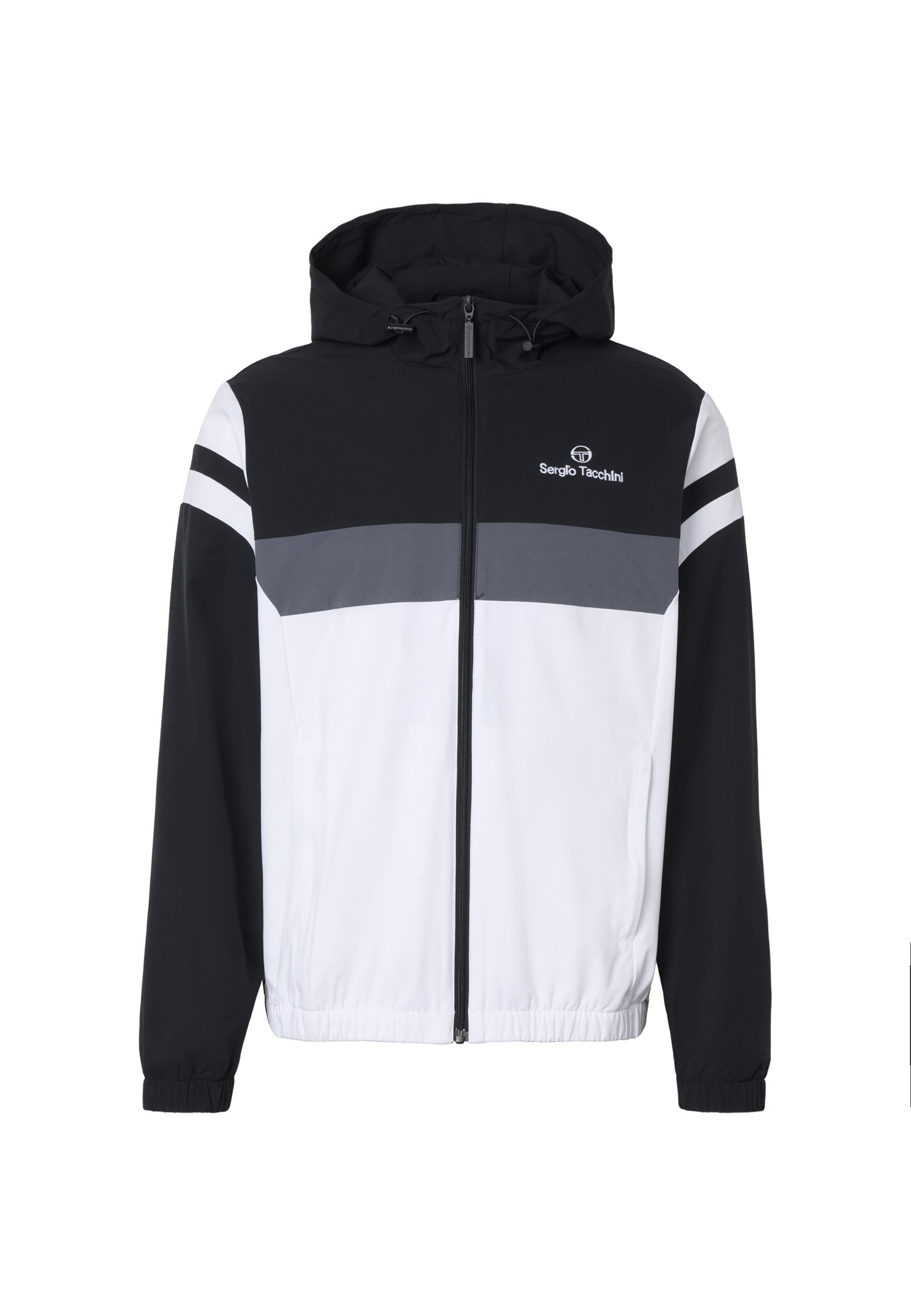 Giacca per l'allenamento di Sergio Tacchini in nero: frontale