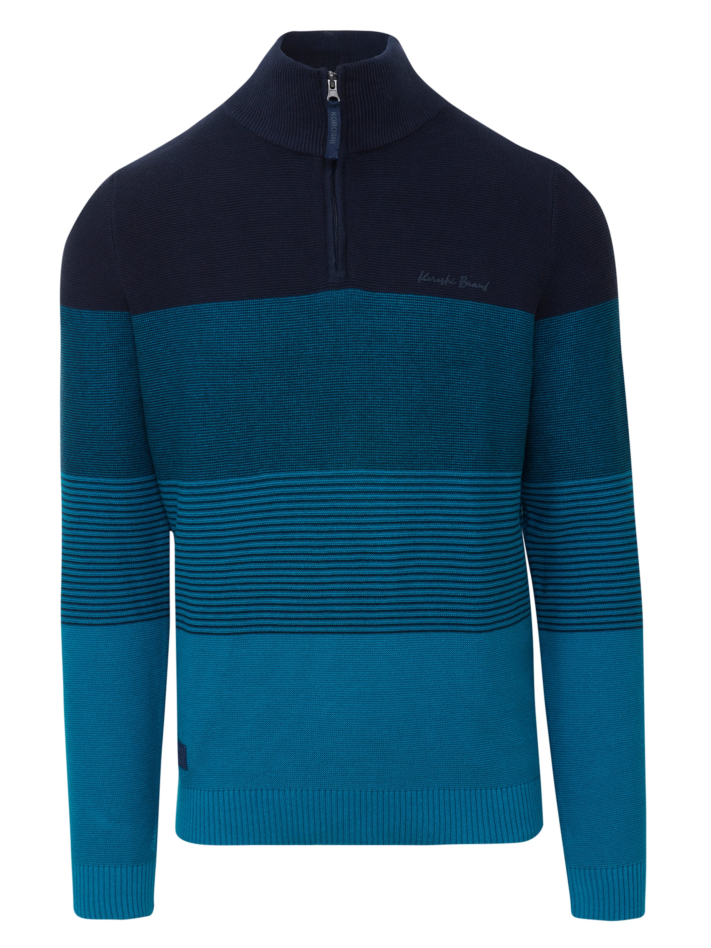 KOROSHI Pulóver - kék: elől