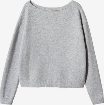 MANGO Пуловер 'Kendall' в сиво: отпред