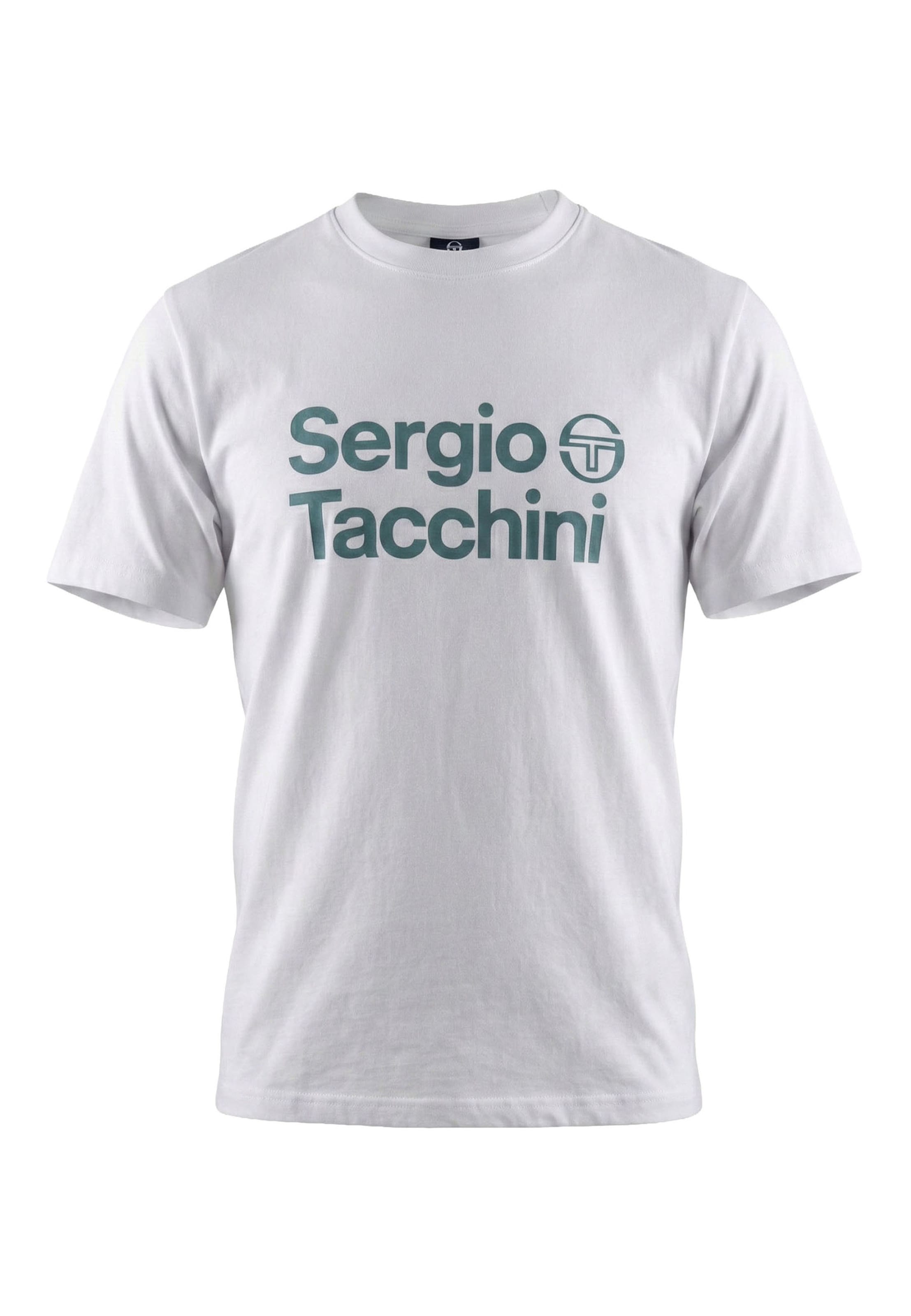 Sergio Tacchini - Camisa 'Alternativa Co' em branco: frente
