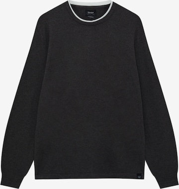 Pull&Bear Sweater in Grey: front