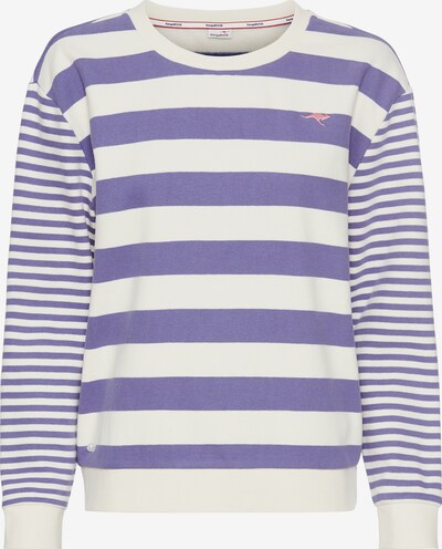 KangaROOS Sweatshirt in mauve / weiß, Produktansicht