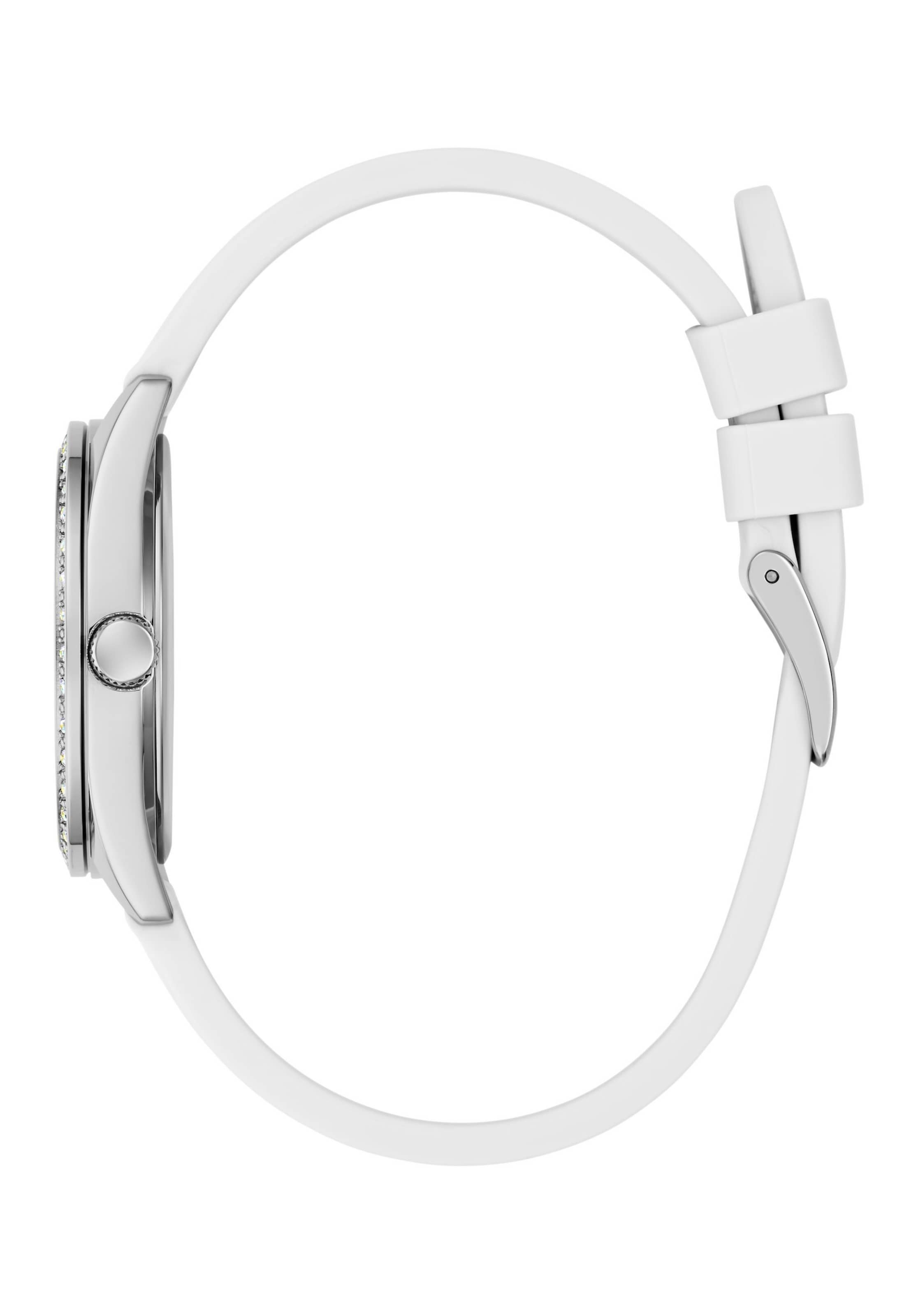 GUESS Analoog horloge ' AVA ' in Wit