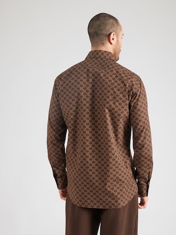 brūns Karl Lagerfeld Standarta piegriezums Krekls