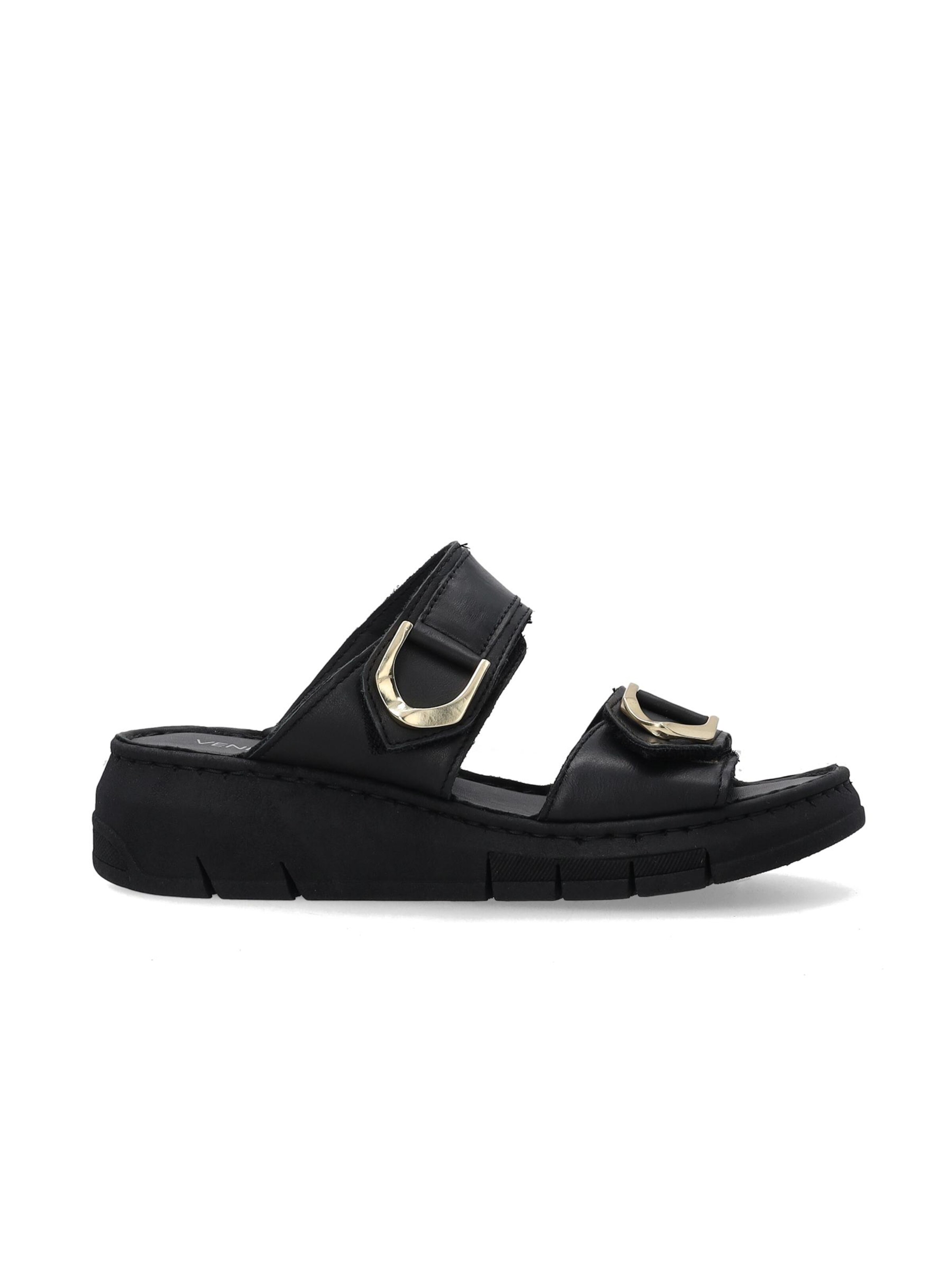 VENEZIA Pantolette‌‌‌‌‌‌‌‌‌ in Schwarz: Vorderseite