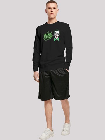 F4NT4STIC Sweatshirt 'DC Comics Batman Joker The Clown Prince Of Crime' in Zwart