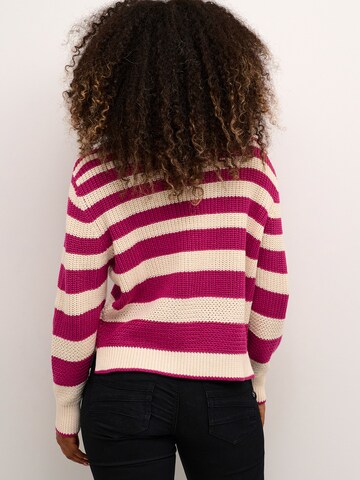 Cream Sweater 'Muka' in Pink