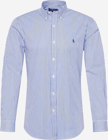 Polo Ralph Lauren Slim fit Button Up Shirt in Blue: front