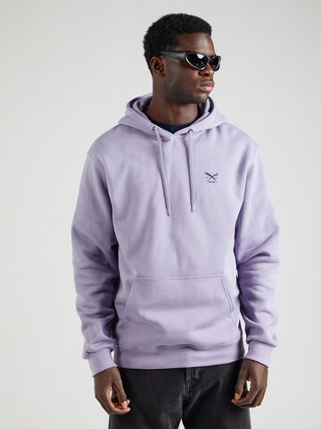 Iriedaily Sweatshirt 'Not Fast' in Purple