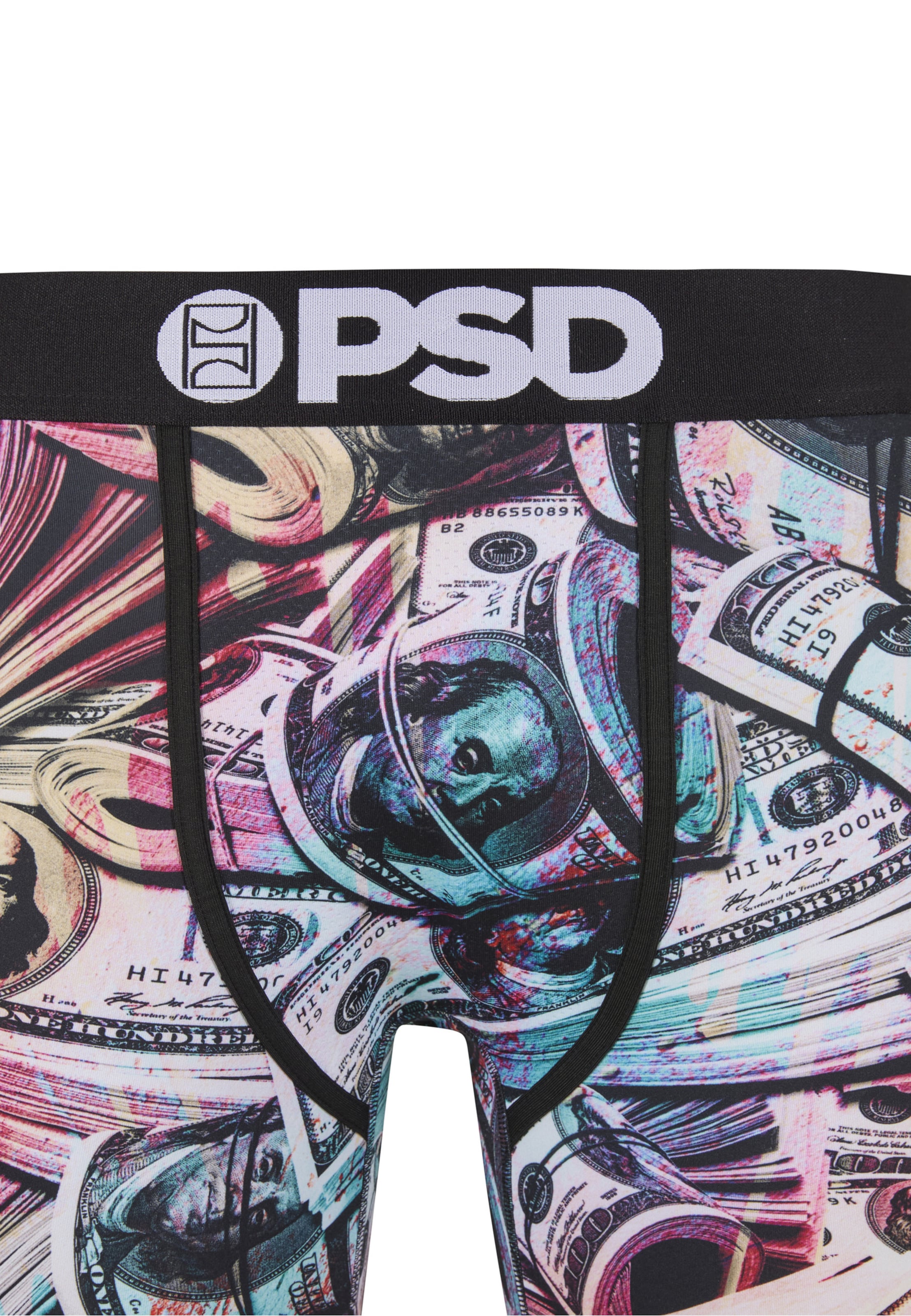 PSD - Boxers 'Money Chalk' em preto