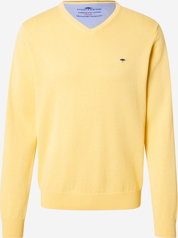 Pullover di FYNCH-HATTON in giallo: frontale
