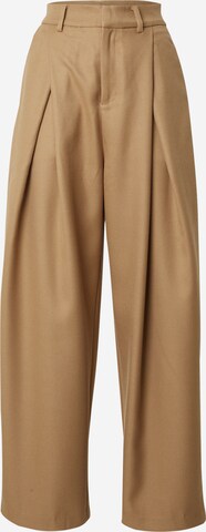 Loosefit Pantaloni con pieghe 'Ellie' di A-VIEW in beige: frontale