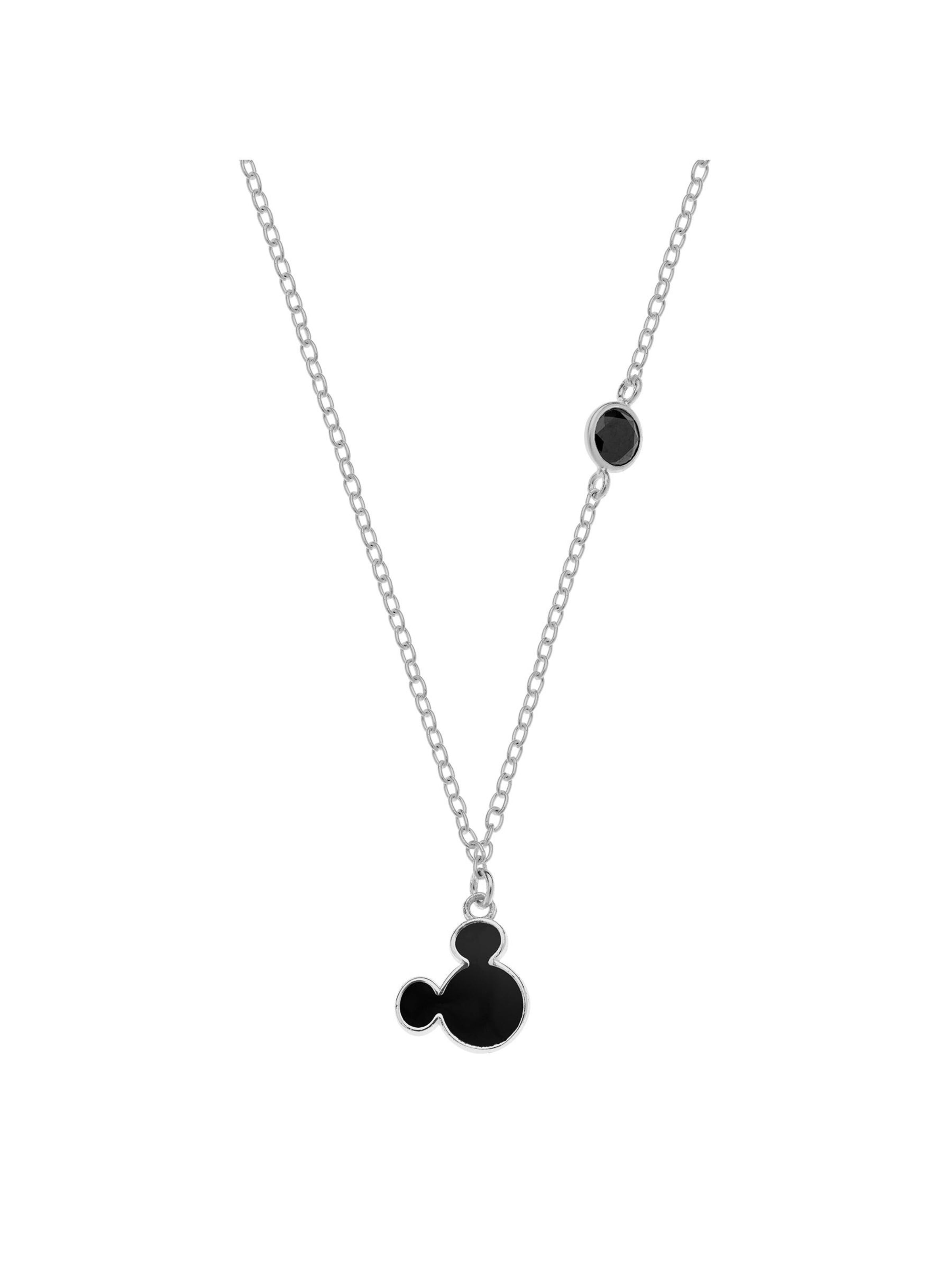 Bijou 'Halskette Mickey Mouse' DISNEY en noir