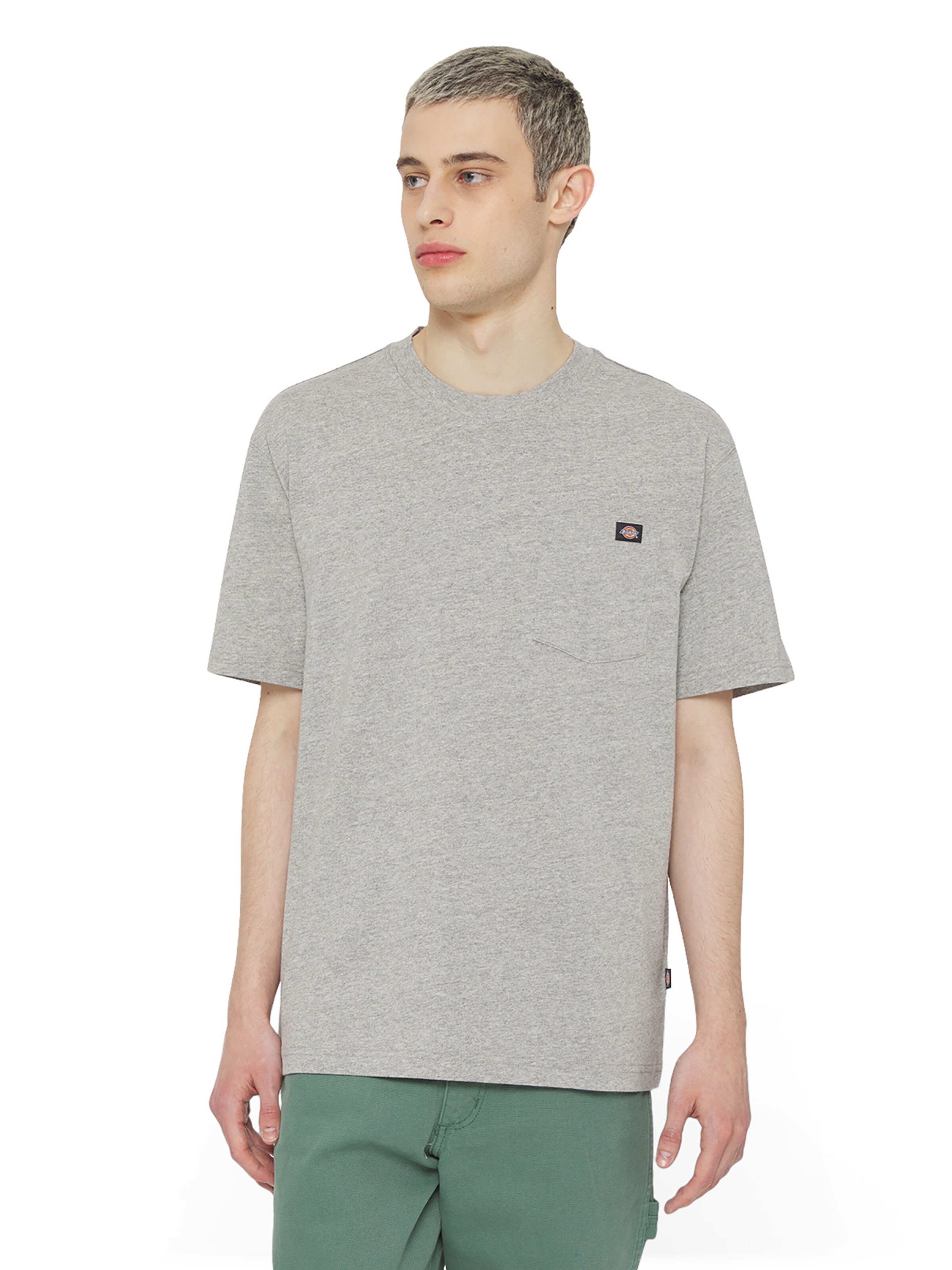 DICKIES Tričko 'Luray' – šedá: přední strana