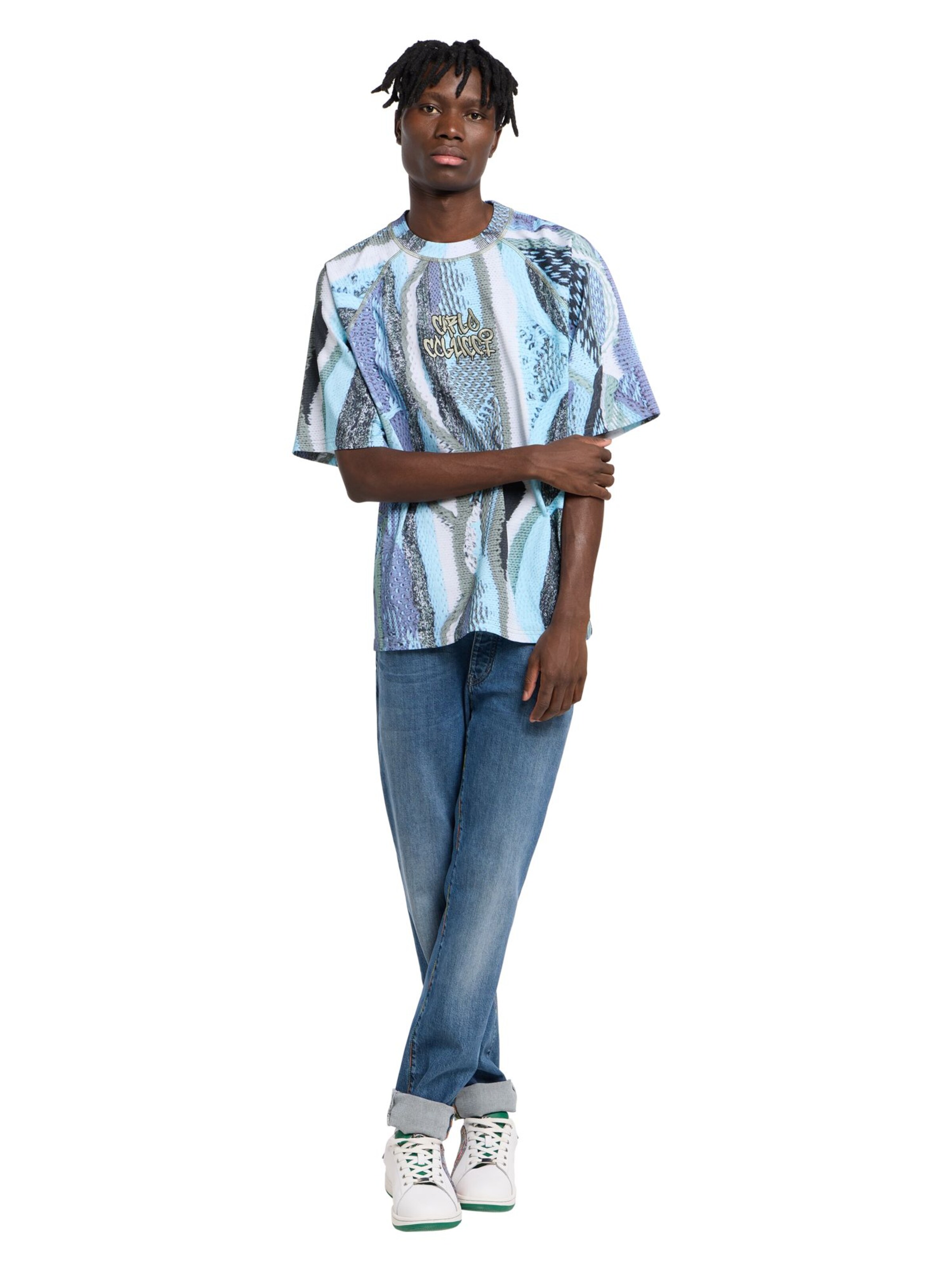 Carlo Colucci Shirt 'Ettori' in Blauw