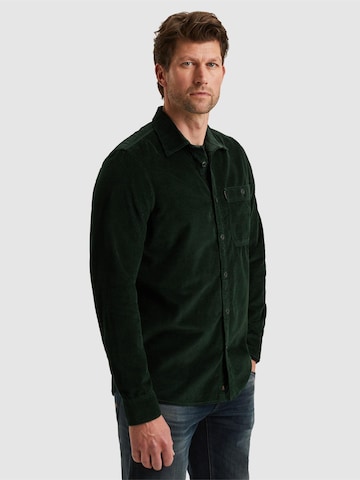 PME Legend Regular fit Button Up Shirt 'Shirt in corduroy' in Green