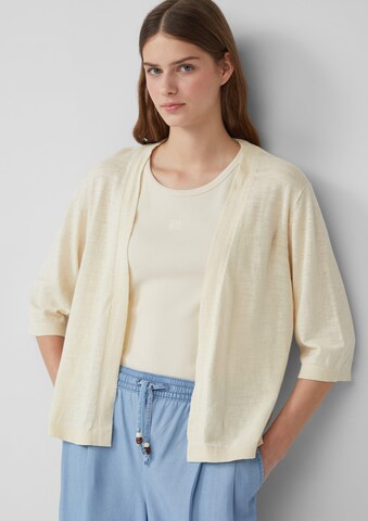 Cardigan s.Oliver en beige : devant