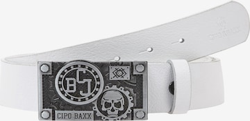 CIPO & BAXX Belt in White: front