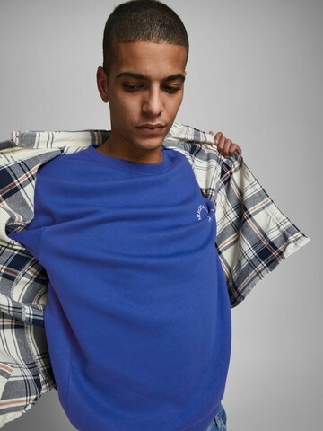JACK & JONES Sweatshirt 'Elias' in Blue