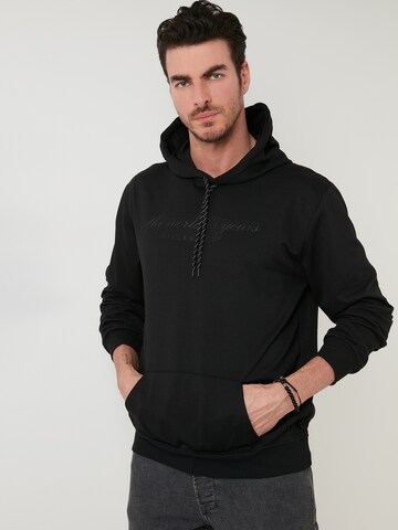 Buratti Sweatshirt in Schwarz: predná strana