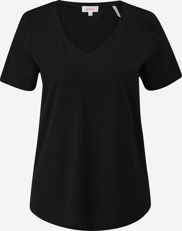 s.Oliver Shirt in Black: front