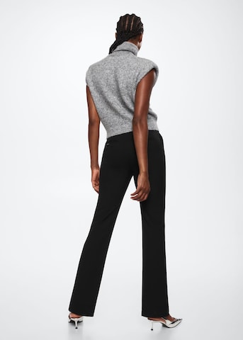 MANGO Regular Pantalon 'Anne' in Zwart