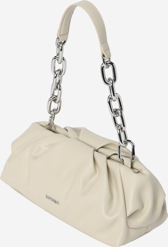 Calvin Klein حقيبة يد نسائية بلون أبيض: الأمام
